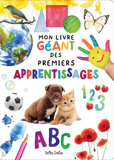 Front cover_Mon livre géant des premiers apprentissage