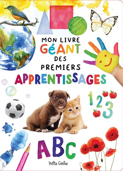 Front cover_Mon livre géant des premiers apprentissage