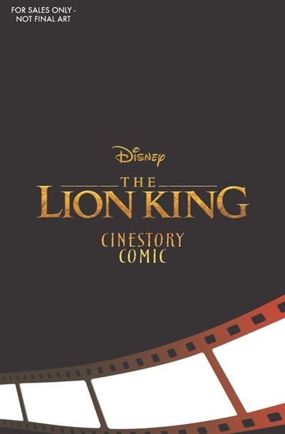 Front cover_Disney The Lion King Cinestory Comic (live Action)