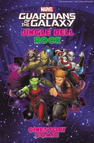 Front cover_Marvel Guardians Of The Galaxy: Jingle Bell Rock Cinestory Comic