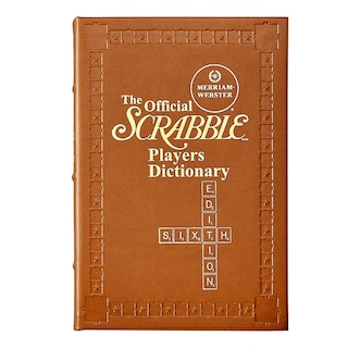 SCRABBLE DICT 6TH ADD: Deluxe Leather Edition