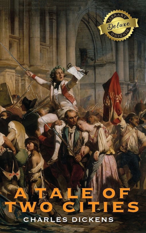 Front cover_A Tale of Two Cities (Deluxe Library Binding)