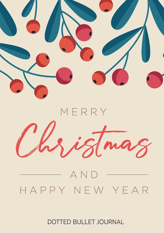Couverture_Merry Christmas and Happy New Year Dotted Bullet Journal