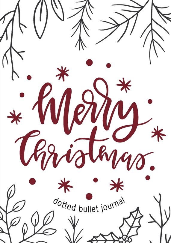 Couverture_Merry Christmas Dotted Bullet Journal
