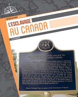 Front cover_L'esclavage au Canada