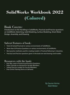 Front cover_SolidWorks Workbook 2022 (Colored)