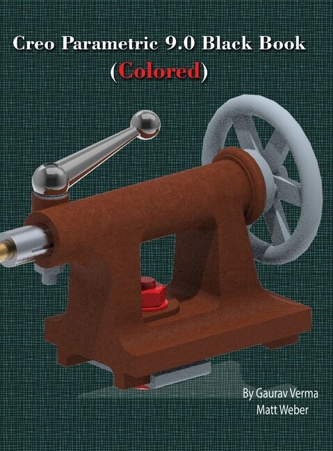 Front cover_Creo Parametric 9.0 Black Book (Colored)