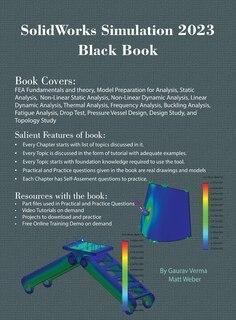 Front cover_SolidWorks Simulation 2023 Black Book