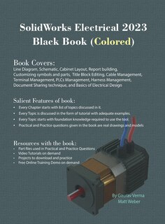 Front cover_SolidWorks Electrical 2023 Black Book