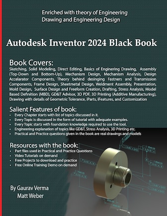 Autodesk Inventor 2024 Black Book