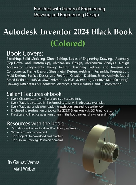 Front cover_Autodesk Inventor 2024 Black Book