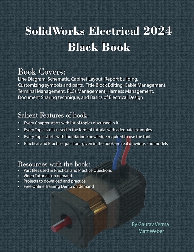 Couverture_SolidWorks Electrical 2024 Black Book