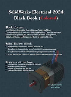 Couverture_SolidWorks Electrical 2024 Black Book