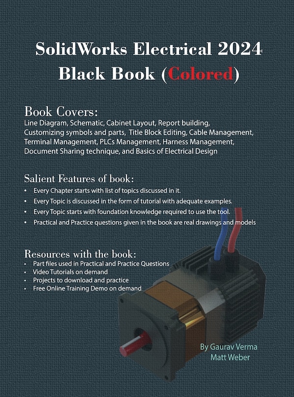 Couverture_SolidWorks Electrical 2024 Black Book
