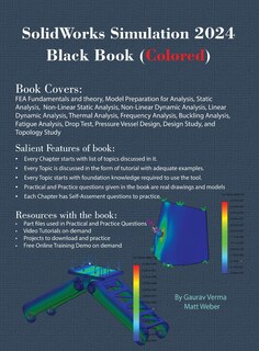 Front cover_SolidWorks Simulation 2024 Black Book