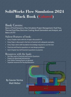 Couverture_SolidWorks Flow Simulation 2024 Black Book