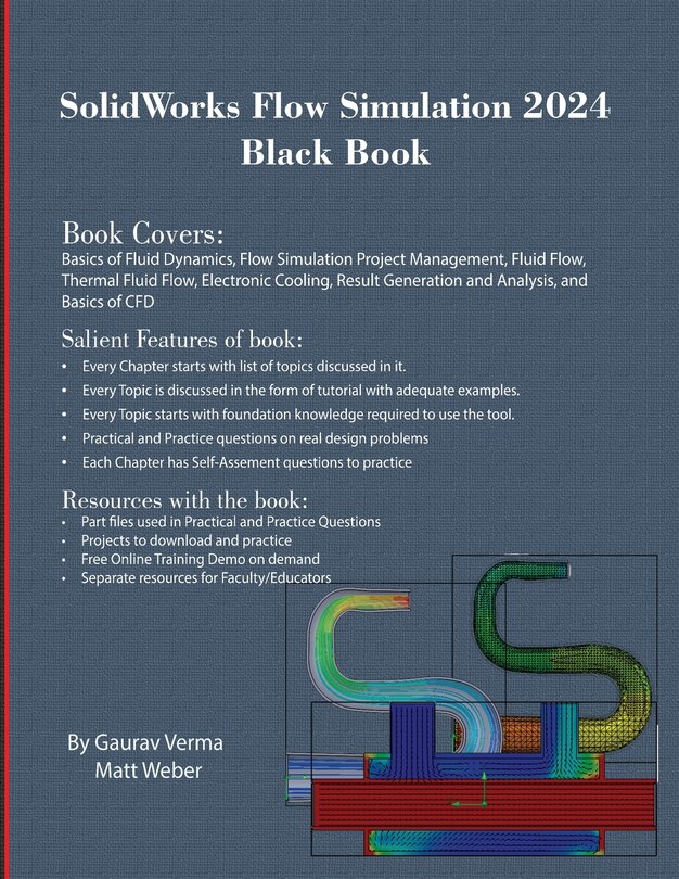 Couverture_SolidWorks Flow Simulation 2024 Black Book