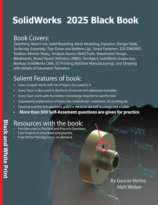Front cover_SolidWorks 2025 Black Book