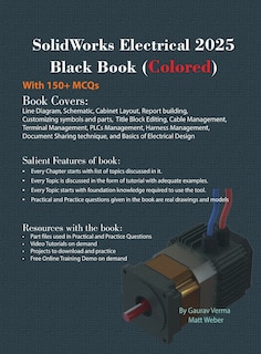 Couverture_SolidWorks Electrical 2025 Black Book