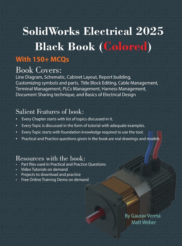Couverture_SolidWorks Electrical 2025 Black Book