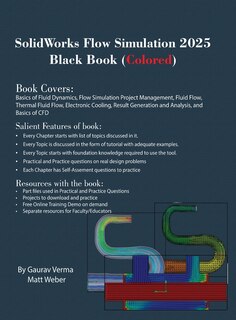 Front cover_SolidWorks Flow Simulation 2025 Black Book