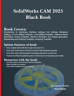 Couverture_SolidWorks CAM 2025 Black Book