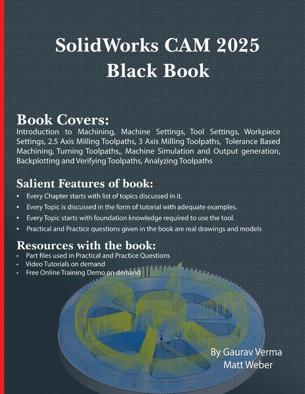 Couverture_SolidWorks CAM 2025 Black Book