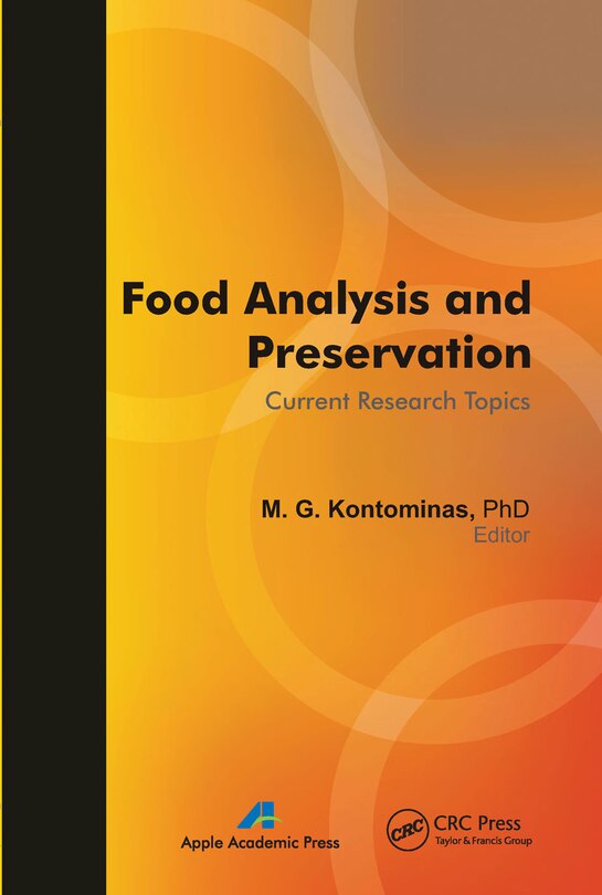 Couverture_Food Analysis And Preservation
