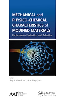 Couverture_Mechanical and Physico-Chemical Characteristics of Modified Materials