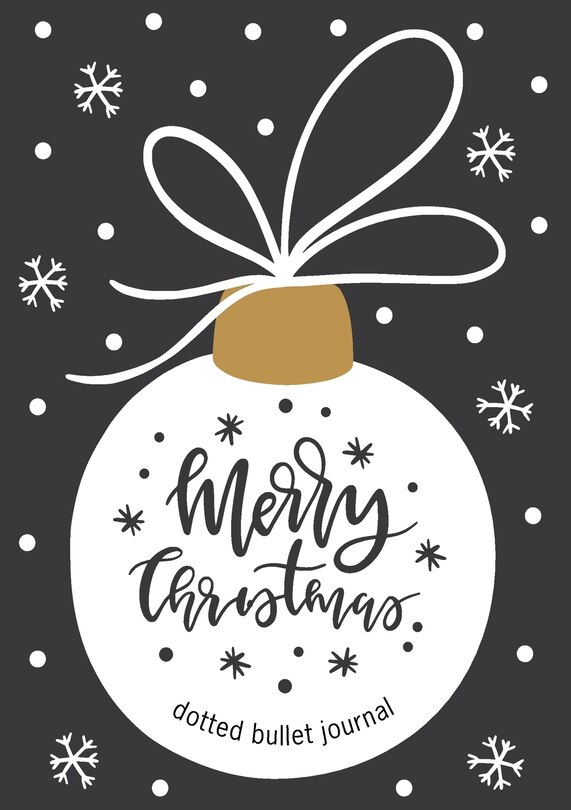 Front cover_Merry Christmas Dotted Bullet Journal