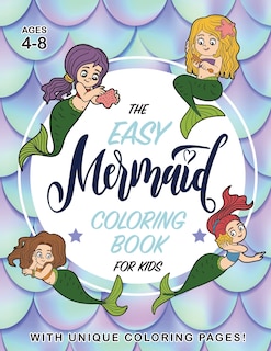 Couverture_The Easy Mermaid Coloring Book for Kids