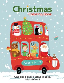 Front cover_Christmas Coloring Book for Kids Ages 3-6!