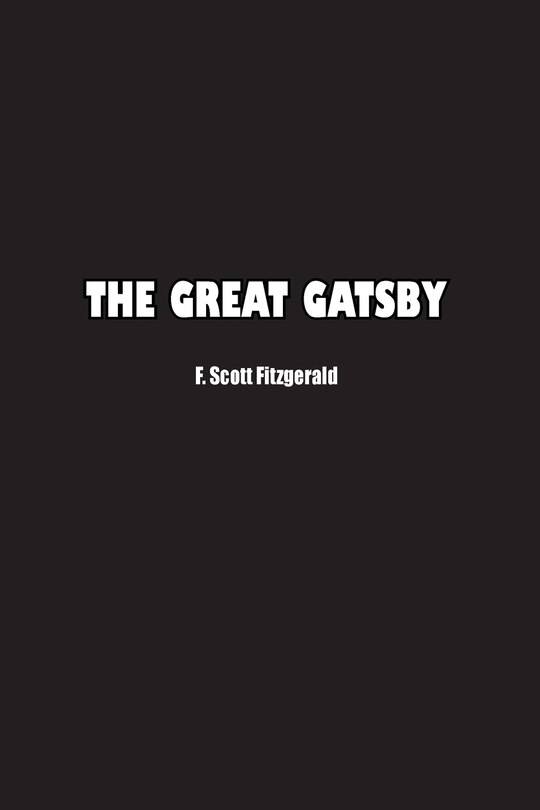 Front cover_The Great Gatsby