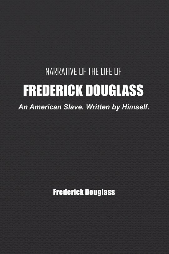 Couverture_Narrative of the Life of Frederick Douglass