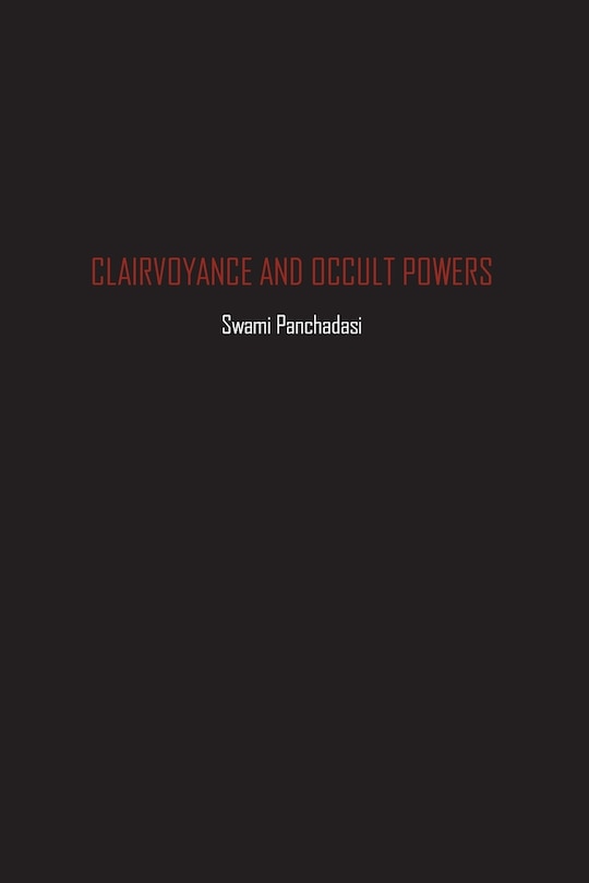 Front cover_Clairvoyance and Occult Powers