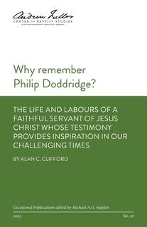 Front cover_Why remember Philip Doddridge