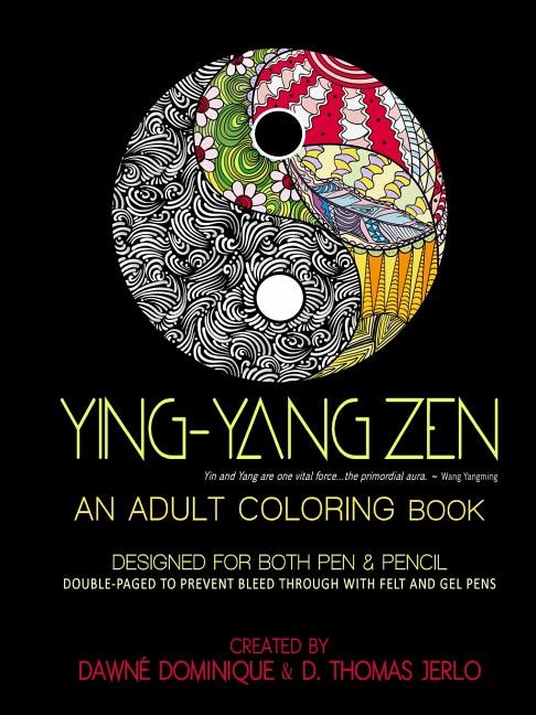 Couverture_Yin-Yang Zen, Adult Coloring Book