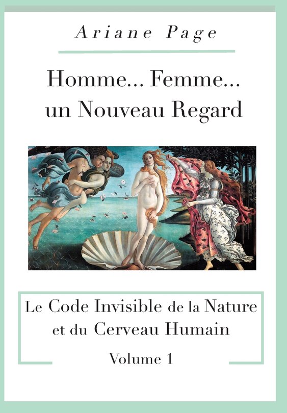 Front cover_Homme...Femme...un Nouveau Regard