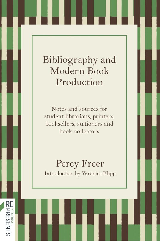 Front cover_Bibliography and Modern Book Production