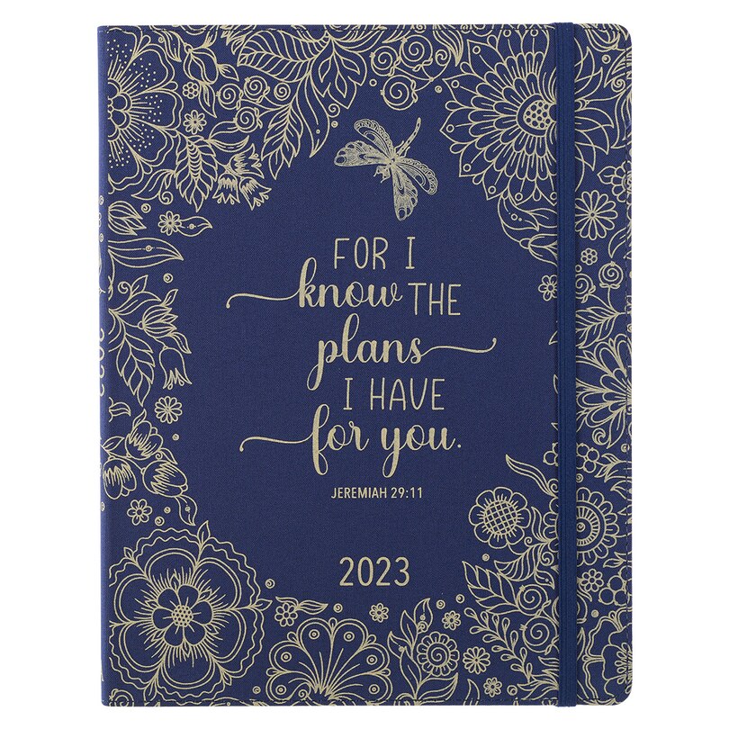 Couverture_Christian Art Gifts 2023 12-Month Large Weekly Planner for Women | I Know the Plans I Have for You - Jeremiah 29:11 Inspirational Bible Verse