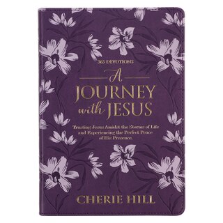 Front cover_Devotional A Journey with Jesus Faux Leather