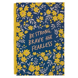 Couverture_Journal Hardcover Be Strong, Brave & Fearless Josh. 1:9