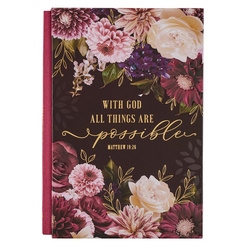 Couverture_Journal Hardcover All Things Are Possible Matt. 19:26