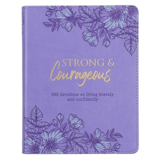 Couverture_Devotional Strong & Courageous Faux Leather