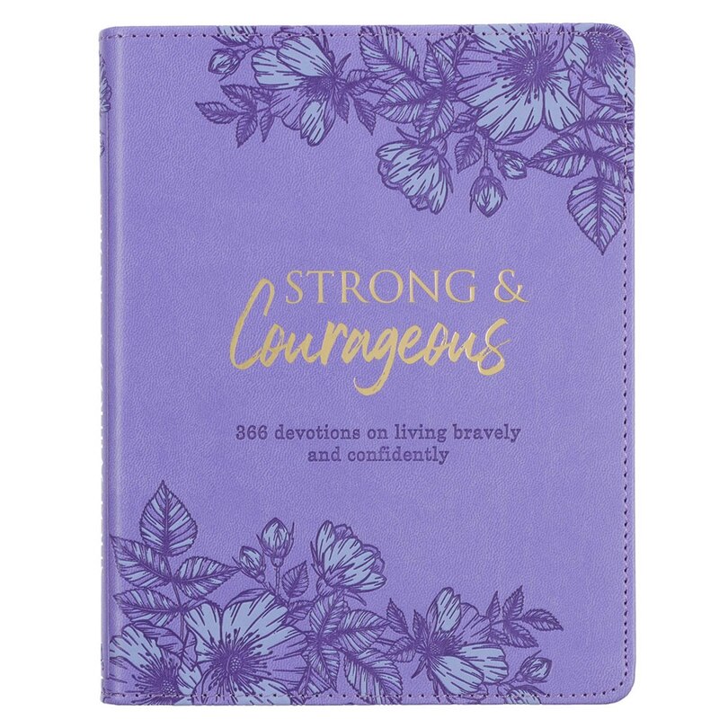 Couverture_Devotional Strong & Courageous Faux Leather