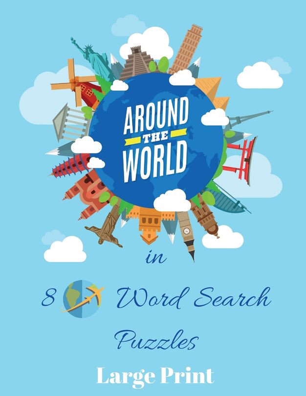 Front cover_Around the World In 80 Word Search Puzzles