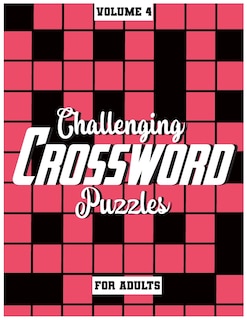 Front cover_Challenging Crossword Puzzles For Adults