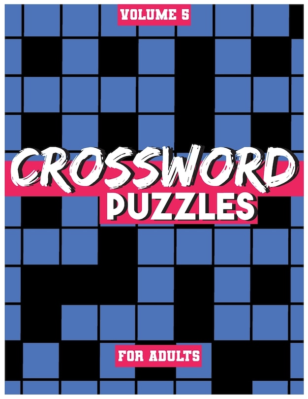 Front cover_Crossword Puzzles For Adults, Volume 5