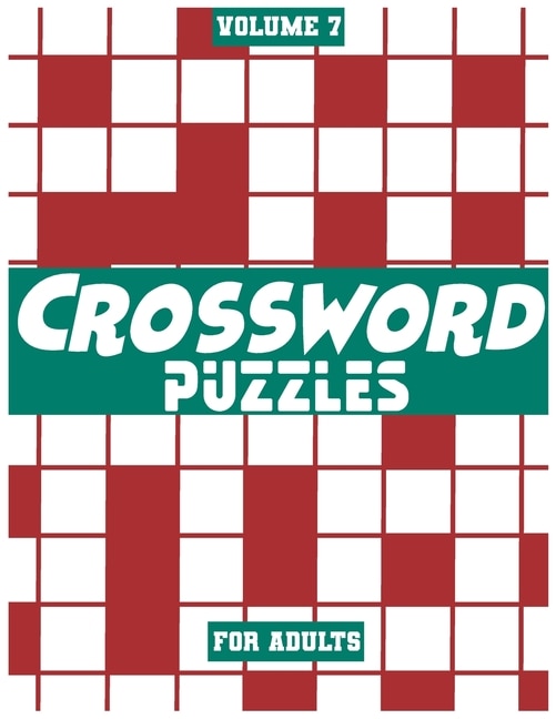 Front cover_Crossword Puzzles For Adults, Volume 7
