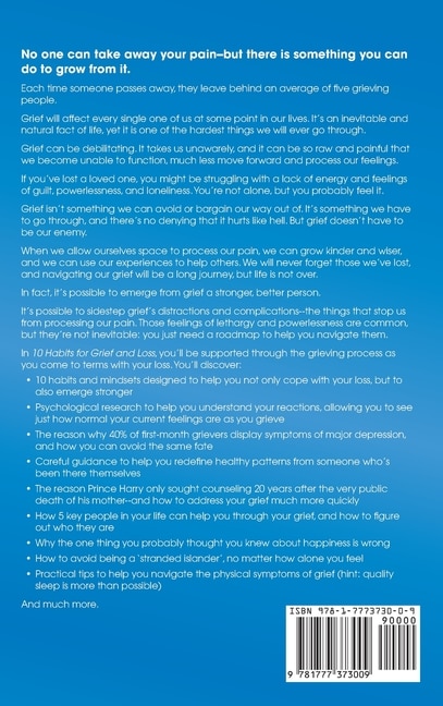 Front cover_10 Habits For Grief and Loss